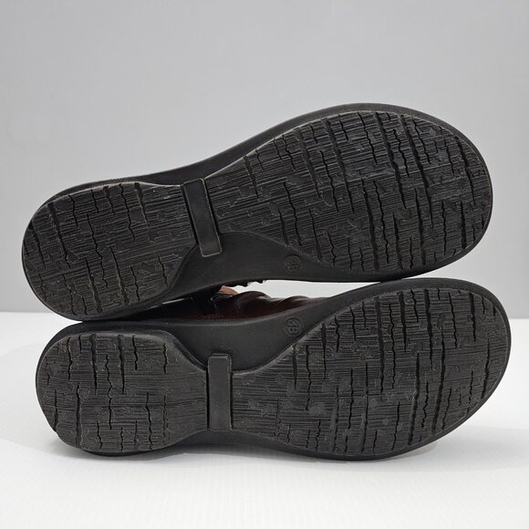 Miz Mooz Pleasant Ankle Bootie Womens EU 38 Slouch Brown Leather Comfort Zip NEW - Picture 12 of 14